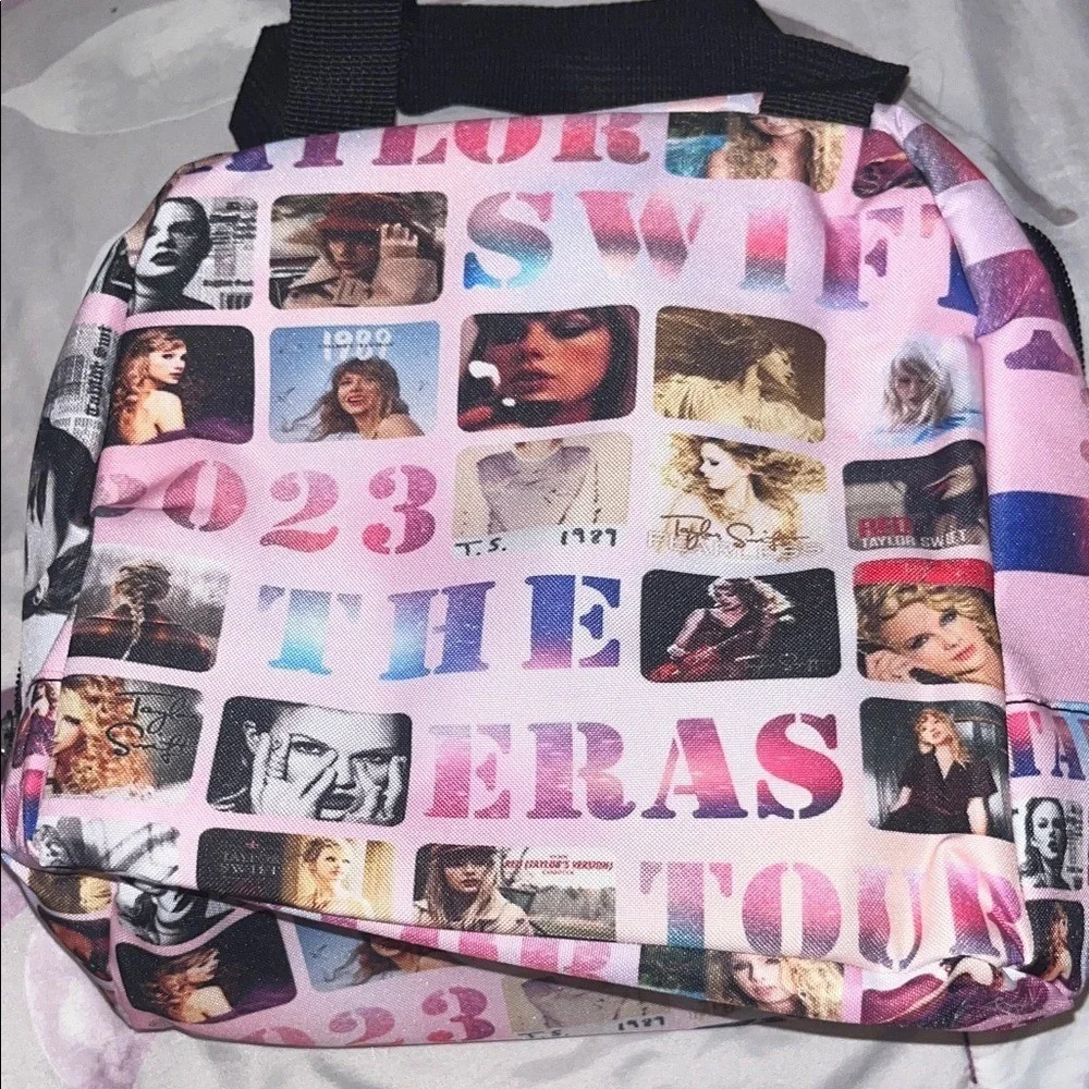 Taylor Swift The Eras Tour 2023 Insulated Lunch Bag Pink Frantofit Cooler NWOT